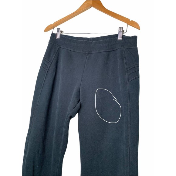 NIKE Wide Leg Fleece Pants Women’s Black M Medium Comfy Drawstrings Thick - Picture 5 of 12